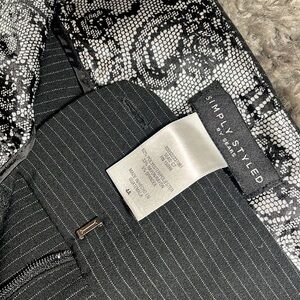 Pinstripe dress pants